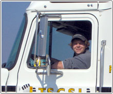 Photo of man in a truck